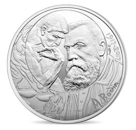 Frankreich 10 € Auguste Rodin 2017