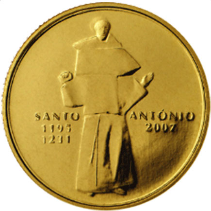 Portugal 1/4€ 2007 - Santo António de Lisboa