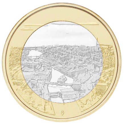 Finnland 5 € Landschaften Tammerkoski 2018