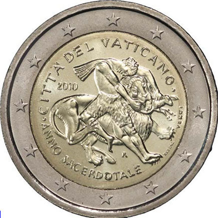 Vatikan 2€ 2010 - Jahr der Priester